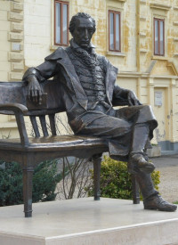 Festetics György ülőszobra