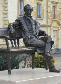 Festetics György ülőszobra